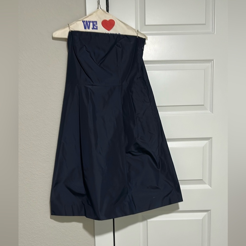 Ann Taylor Strapless Midnight Blue Dress